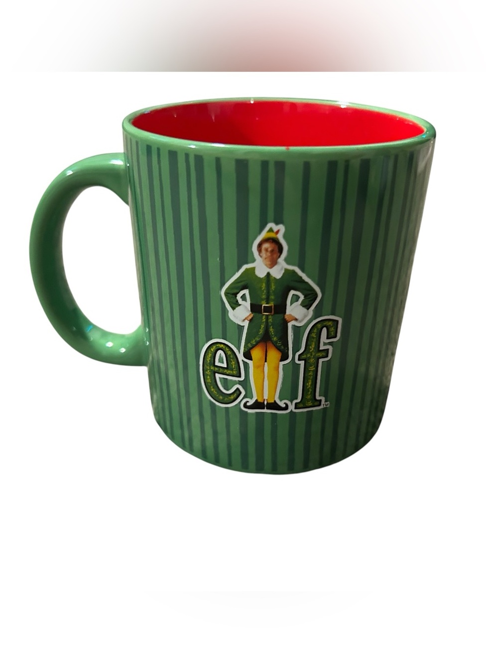 Elf Movie Logo Green & Red Ceramic Mug
